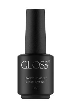 Уценка! Цветная база для гель-лаку Gloss Color Base Gel, Burgundy, 11 мл