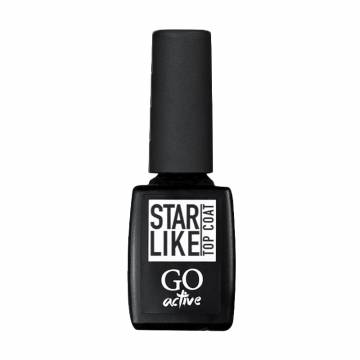 Топ для гель-лака без липкого слоя GO Active StarLike Top Coat с шимером, 03 Euphoria, 10 мл Топ для гель-лака без липкого слоя GO Active StarLike Top Coat с шимером, 03 Euphoria, 10 мл