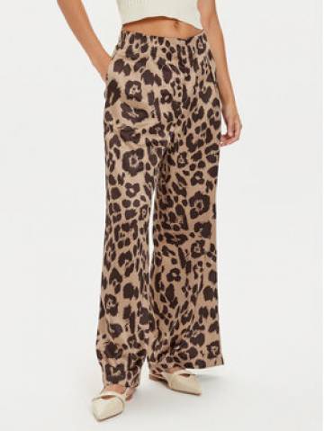 Vero Moda Штани з тканини Merle 10295435 Бежевий Loose Fit Vero Moda Штани з тканини Merle 10295435 Бежевий Loose Fit