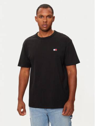 Tommy Jeans Футболка DM0DM17995 Чорний Regular Fit Tommy Jeans Футболка DM0DM17995 Чорний Regular Fit