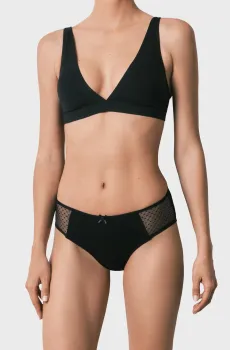 Женские черные трусики Черный M womensecret 874465