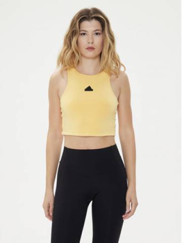 adidas Топ City Escape IS0668 Жовтий Slim Fit adidas Топ City Escape IS0668 Жовтий Slim Fit