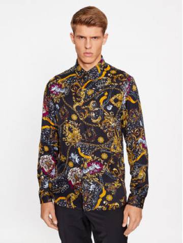 Just Cavalli Сорочка 75OAL2S1 Чорний Regular Fit Just Cavalli Сорочка 75OAL2S1 Чорний Regular Fit
