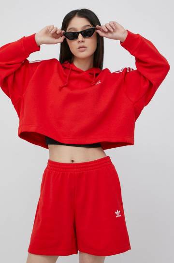 Кофта adidas Originals Adicolor женская цвет красный с аппликацией HC2017-VIRED Кофта adidas Originals Adicolor женская цвет красный с аппликацией HC2017-VIRED