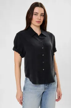 Женская черная блуза Черный 36 HUGO 50559538;001