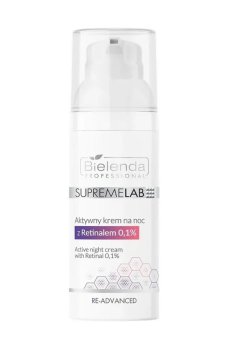 Ночной крем для лица Bielenda Professional Supremelab Active Night Cream With Retinol 0.1% с ретинолом, 50 мл