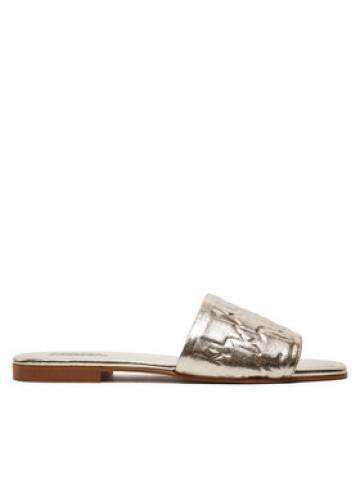 KARL LAGERFELD Шльопанці KL85400 Золотий KARL LAGERFELD Шльопанці KL85400 Золотий
