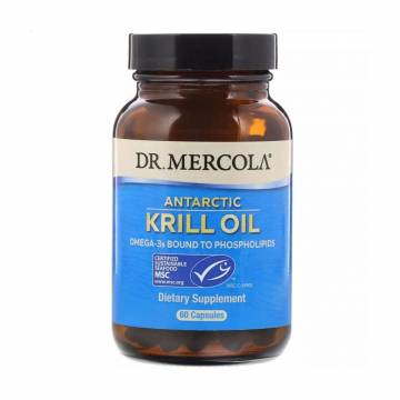 Жир антарктического криля Dr. Mercola Antarctic Krill Oil, 60 капсул
