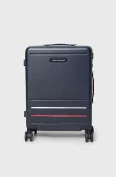 Темно-синий чемодан 55 см TH CABIN SIZE SUITCASE Синий ONESIZE Tommy Hilfiger AU0AU01973