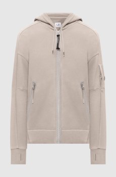 Серая спортивная куртка с логотипом патча