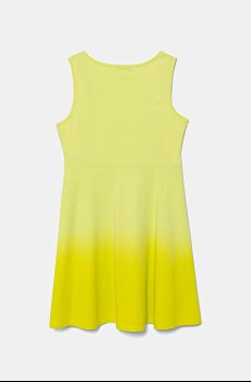 Хлопковое детское платье United Colors of Benetton