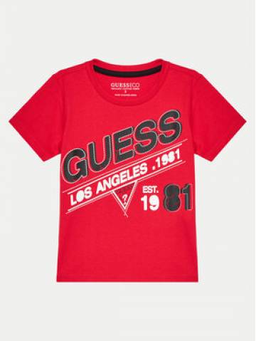 Guess Футболка N4BI10 I3Z14 Червоний Regular Fit Guess Футболка N4BI10 I3Z14 Червоний Regular Fit