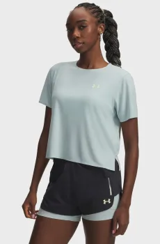 Женская мятная футболка W Explor Trail Run ULW SS Ментоловый L Under Armour 6012339-477