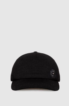 Черная кепка из кашемира