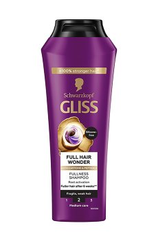 Шампунь Gliss Kur Full Hair Wonder Fullness Shampoo для ломких и ослабленных волос, 250 мл