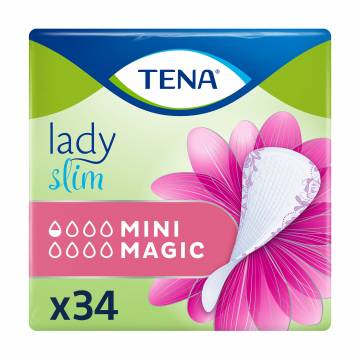 Уценка! Урологические прокладки женские TENA Lady Slim Mini Magic, 34 шт Уценка! Урологические прокладки женские TENA Lady Slim Mini Magic, 34 шт