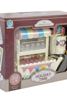 Детский игровой набор Shantou Jinxing Holiday Time Кафе, от 3 лет, 14*6*12 см, 2 детали (906)