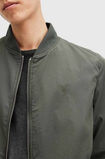 Куртка-бомбер AllSaints BASSETT мужской цвет зелёный переходная M077OB Куртка-бомбер AllSaints BASSETT мужской цвет зелёный переходная M077OB