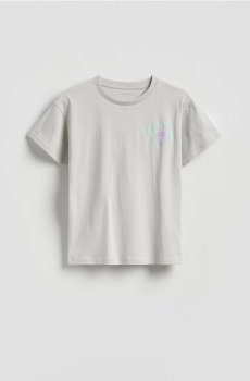 Reserved - Футболка з принтом на спині - світло-сірий - 415HU-09X