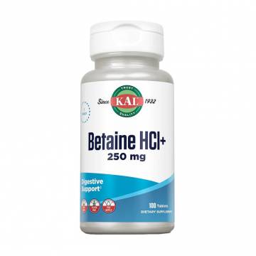 Бетаин HCl+ KAL Betaine HCl+ 250 мг, 100 таблеток