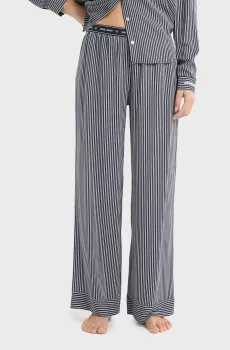 Женские темно-синие брюки в полоску HILDA Синий L Etam 6557038