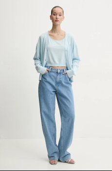 Топ с примесью шелка Guess Jeans