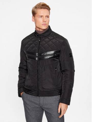 Boss Демісезонна куртка Chanan 50493674 Чорний Regular Fit Boss Демісезонна куртка Chanan 50493674 Чорний Regular Fit