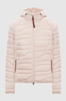 Бежевая пуховая куртка Delebiao