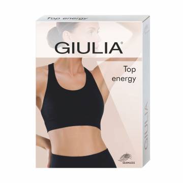 Спортивный топ женский Giulia Top Energy 02, Deep Taupe, размер S/M Спортивный топ женский Giulia Top Energy 02, Deep Taupe, размер S/M