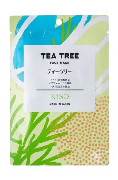 Тканевая маска для лица KISOCARE Tea Tree Face Mask с чайным деревом, 1 шт