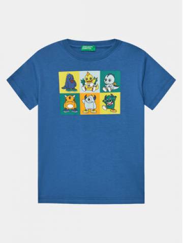 United Colors Of Benetton Футболка 3I1XG10DE Голубий Regular Fit United Colors Of Benetton Футболка 3I1XG10DE Голубий Regular Fit