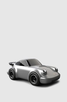 Сувенир серебристый автомобиль Porsche 911