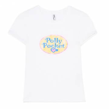 Cropp - Біла футболка з принтом Polly Pocket - білий Cropp - Біла футболка з принтом Polly Pocket - білий