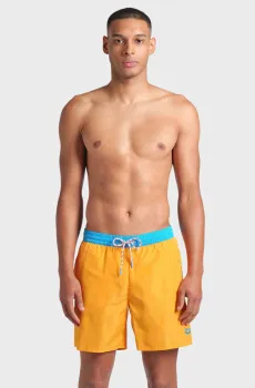 Мужские желтые плавательные шорты TEAM STRIPE BEACH Желтый XL Arena 008931-380
