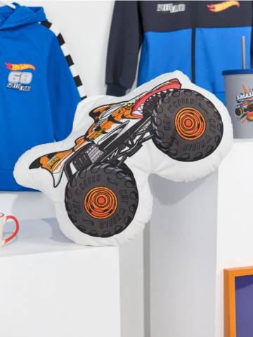 Декоративна подушка Hot Wheels - білий Декоративна подушка Hot Wheels - білий