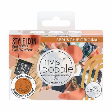 Резинка-браслет для волос Invisibobble Sprunchie Fall in Love Its Sweater Time, 2 шт Резинка-браслет для волос Invisibobble Sprunchie Fall in Love Its Sweater Time, 2 шт