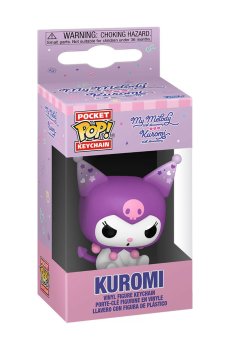 Игровая фигурка на клипсе Funko POP! Kuromi & My Melody Куроми, 3.8 см, от 3 лет (86875)