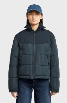 Женская темно-синяя куртка в полоску Expedition Синий L G-Star RAW D26958,E084