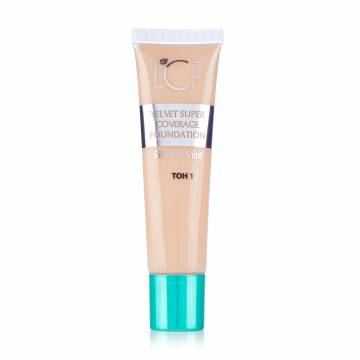 Тонирующее средство для лица LCF Silver & Mint Velvet Super Coverage Foundation 01, 35 мл Тонирующее средство для лица LCF Silver & Mint Velvet Super Coverage Foundation 01, 35 мл