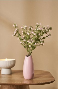 Букет декоративних квітів - пастельний рожевий