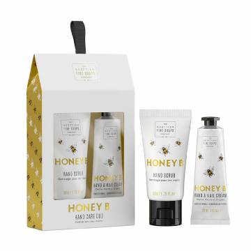 Набор для рук Scottish Fine Soaps Honey B Hand Care Duo (скраб для рук, 50 мл + крем для рук, 30 мл) Набор для рук Scottish Fine Soaps Honey B Hand Care Duo (скраб для рук, 50 мл + крем для рук, 30 мл)