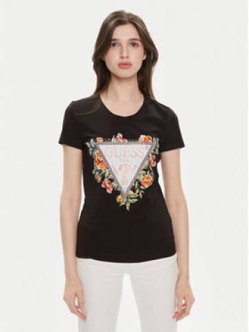 Guess Футболка W4GI24 J1314 Чорний Slim Fit Guess Футболка W4GI24 J1314 Чорний Slim Fit