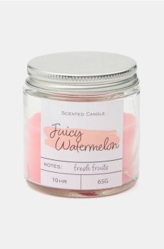 Ароматична свічка Juicy Watermelon - кораловий