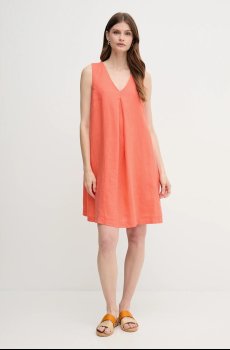 Льняное платье United Colors of Benetton