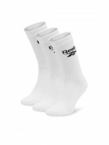Reebok Набір з 3 пар низьких шкарпеток unisex R0452-SS24 (3-pack) Білий Reebok Набір з 3 пар низьких шкарпеток unisex R0452-SS24 (3-pack) Білий