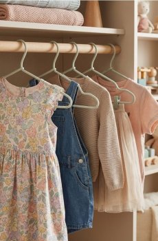 Вішалки 5 шт - блідо-зелений