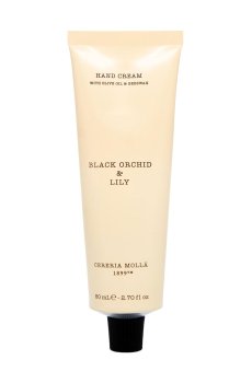 Парфюмированный крем для рук Cereria Molla Black Orchid & Lily унисекс, 80 мл