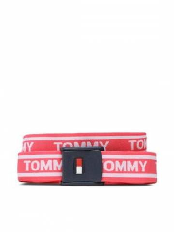 Tommy Jeans Дитячий пояс Webbing Belt AU0AU01627 Рожевий Tommy Jeans Дитячий пояс Webbing Belt AU0AU01627 Рожевий