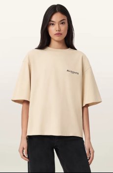 Хлопковая футболка AllSaints HALIS