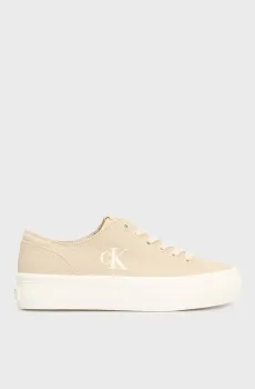 Женские бежевые кеды VULC FLATFORM Бежевый 36 Calvin Klein YW0YW01763